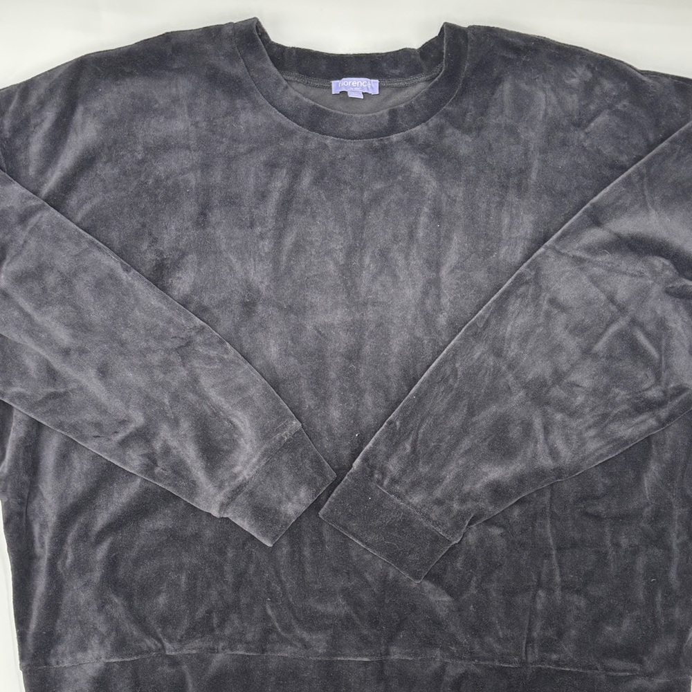 Florence by Mills Velour Crewneck Sweatshirt